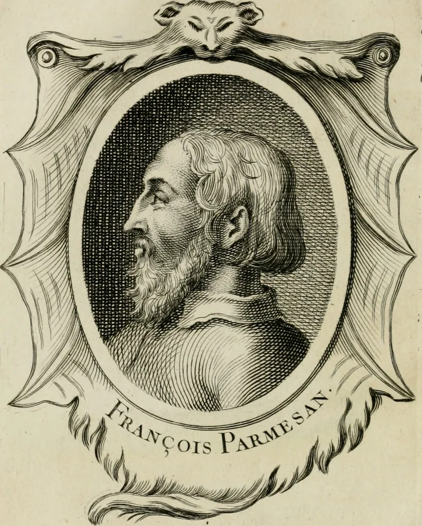 An illustration from Abrégé de la vie des plus fameux peintres, avec leurs portraits gravés en taille-douce, les indications de leurs principaux ouvrages, quelques réflexions sur leurs caractères, et la maniere de connoître les desseins et les tableaux des grands maîtres, 1762, leaf 39
