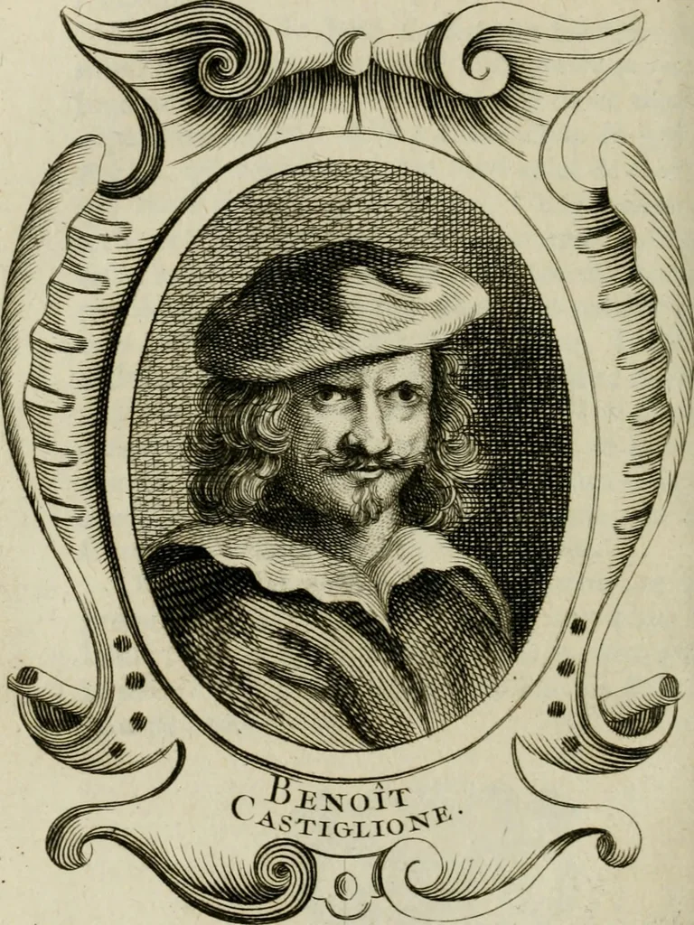 An illustration from Abrégé de la vie des plus fameux peintres, avec leurs portraits gravés en taille-douce, les indications de leurs principaux ouvrages, quelques réflexions sur leurs caractères, et la maniere de connoître les desseins et les tableaux des grands maîtres, 1762, leaf 429
