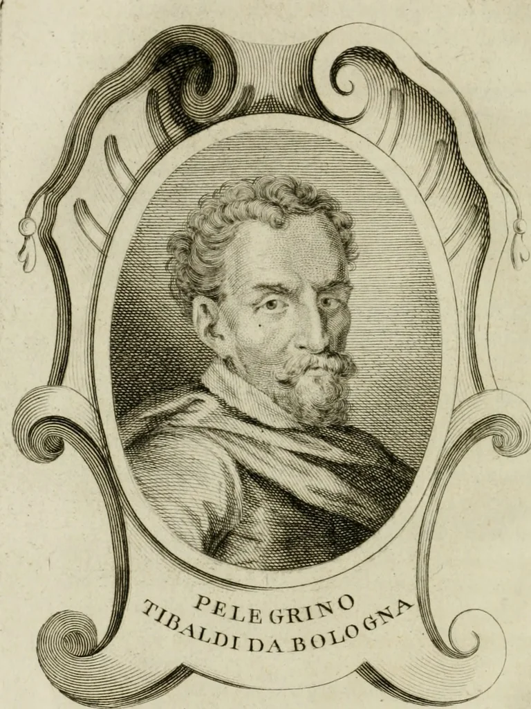 An illustration from Abrégé de la vie des plus fameux peintres, avec leurs portraits gravés en taille-douce, les indications de leurs principaux ouvrages, quelques réflexions sur leurs caractères, et la maniere de connoître les desseins et les tableaux des grands maîtres, 1762, leaf 49