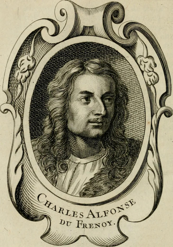 An illustration from Abrégé de la vie des plus fameux peintres, avec leurs portraits gravés en taille-douce, les indications de leurs principaux ouvrages, quelques réflexions sur leurs caractères, et la maniere de connoître les desseins et les tableaux des grands maîtres, 1762, leaf 129