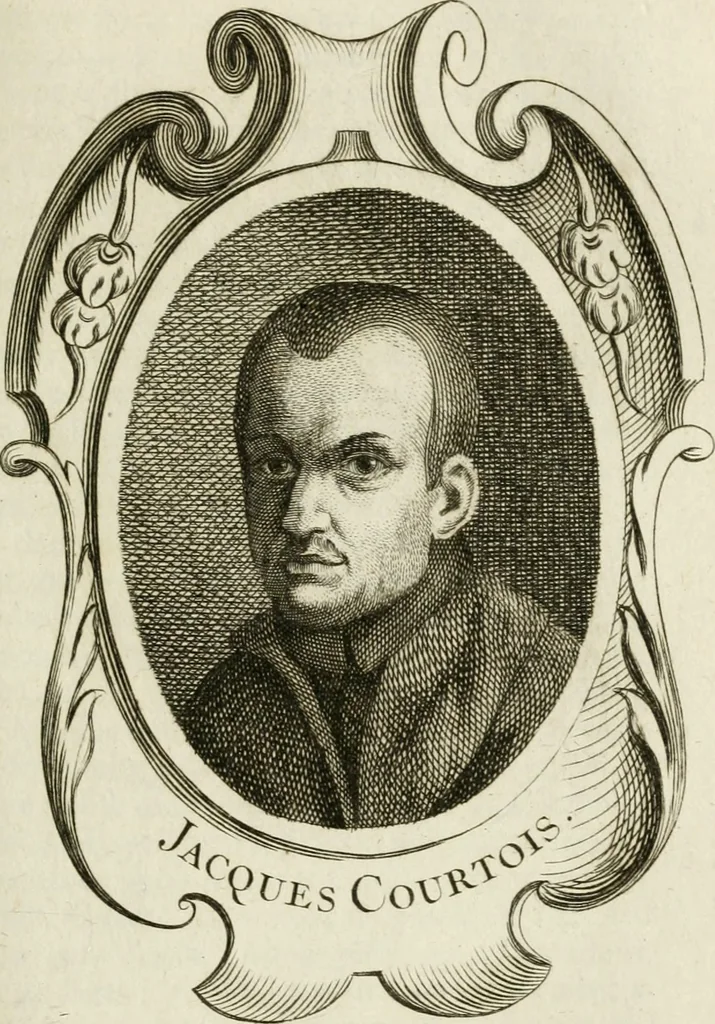 An illustration from Abrégé de la vie des plus fameux peintres, avec leurs portraits gravés en taille-douce, les indications de leurs principaux ouvrages, quelques réflexions sur leurs caractères, et la maniere de connoître les desseins et les tableaux des grands maîtres, 1762, leaf 206