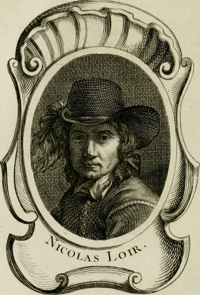 An illustration from Abrégé de la vie des plus fameux peintres, avec leurs portraits gravés en taille-douce, les indications de leurs principaux ouvrages, quelques réflexions sur leurs caractères, et la maniere de connoître les desseins et les tableaux des grands maîtres, 1762, leaf 221