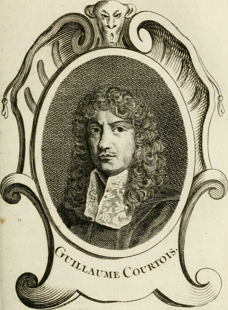 An illustration from Abrégé de la vie des plus fameux peintres, avec leurs portraits gravés en taille-douce, les indications de leurs principaux ouvrages, quelques réflexions sur leurs caractères, et la maniere de connoître les desseins et les tableaux des grands maîtres, 1762, leaf 228