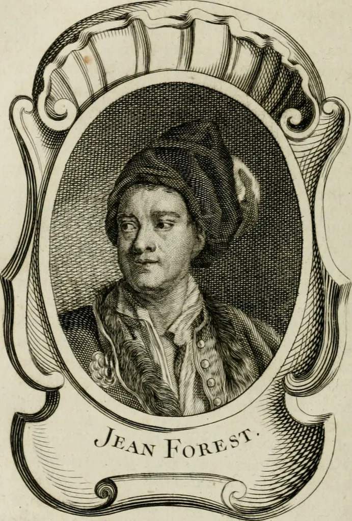 An illustration from Abrégé de la vie des plus fameux peintres, avec leurs portraits gravés en taille-douce, les indications de leurs principaux ouvrages, quelques réflexions sur leurs caractères, et la maniere de connoître les desseins et les tableaux des grands maîtres, 1762, leaf 255