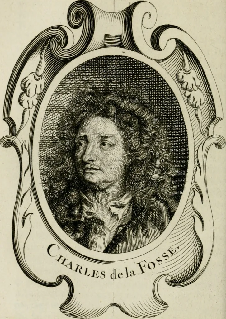 An illustration from Abrégé de la vie des plus fameux peintres, avec leurs portraits gravés en taille-douce, les indications de leurs principaux ouvrages, quelques réflexions sur leurs caractères, et la maniere de connoître les desseins et les tableaux des grands maîtres, 1762, leaf 261