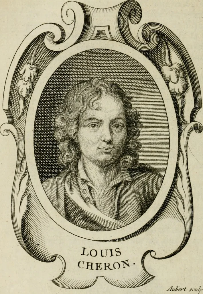 An illustration from Abrégé de la vie des plus fameux peintres, avec leurs portraits gravés en taille-douce, les indications de leurs principaux ouvrages, quelques réflexions sur leurs caractères, et la maniere de connoître les desseins et les tableaux des grands maîtres, 1762, leaf 433