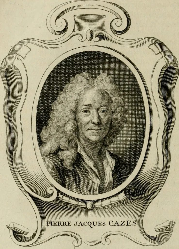 An illustration from Abrégé de la vie des plus fameux peintres, avec leurs portraits gravés en taille-douce, les indications de leurs principaux ouvrages, quelques réflexions sur leurs caractères, et la maniere de connoître les desseins et les tableaux des grands maîtres, 1762, leaf 521