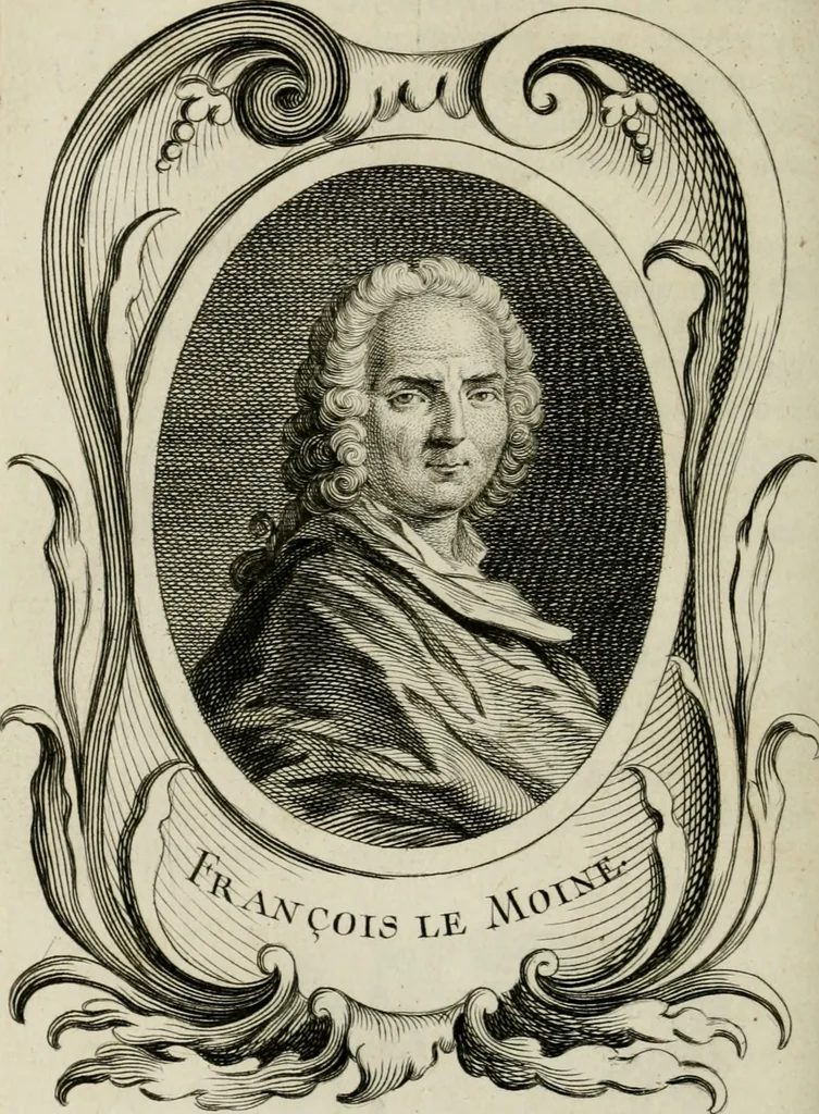 An illustration from Abrégé de la vie des plus fameux peintres, avec leurs portraits gravés en taille-douce, les indications de leurs principaux ouvrages, quelques réflexions sur leurs caractères, et la maniere de connoître les desseins et les tableaux des grands maîtres, 1762, leaf 547