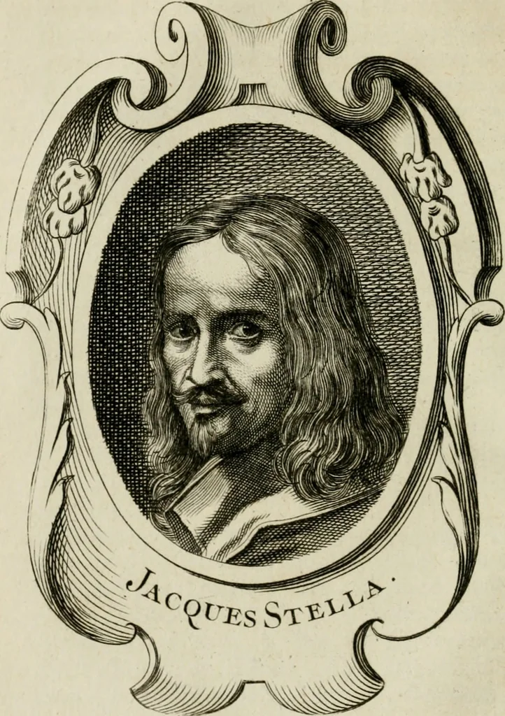 An illustration from Abrégé de la vie des plus fameux peintres, avec leurs portraits gravés en taille-douce, les indications de leurs principaux ouvrages, quelques réflexions sur leurs caractères, et la maniere de connoître les desseins et les tableaux des grands maîtres, 1762, leaf 69