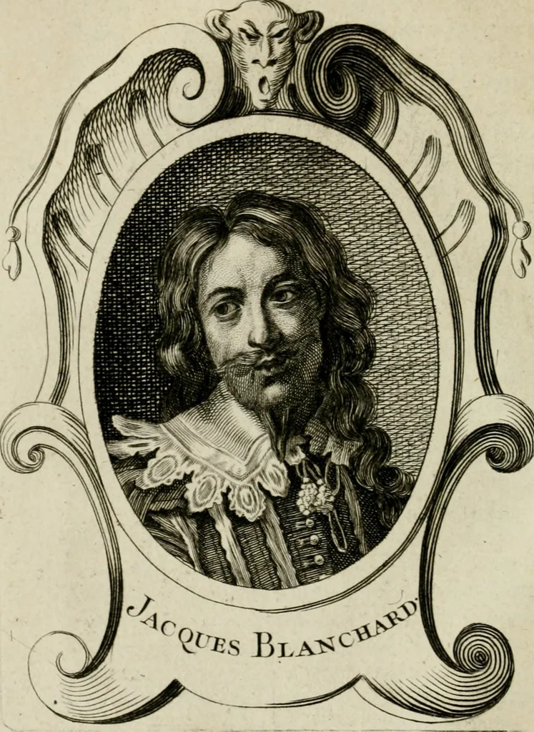 An illustration from Abrégé de la vie des plus fameux peintres, avec leurs portraits gravés en taille-douce, les indications de leurs principaux ouvrages, quelques réflexions sur leurs caractères, et la maniere de connoître les desseins et les tableaux des grands maîtres, 1762, leaf 81