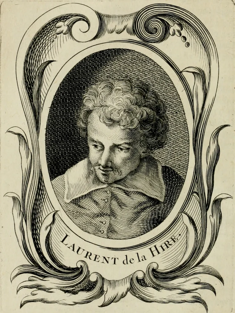 An illustration from Abrégé de la vie des plus fameux peintres, avec leurs portraits gravés en taille-douce, les indications de leurs principaux ouvrages, quelques réflexions sur leurs caractères, et la maniere de connoître les desseins et les tableaux des grands maîtres, 1762, leaf 99