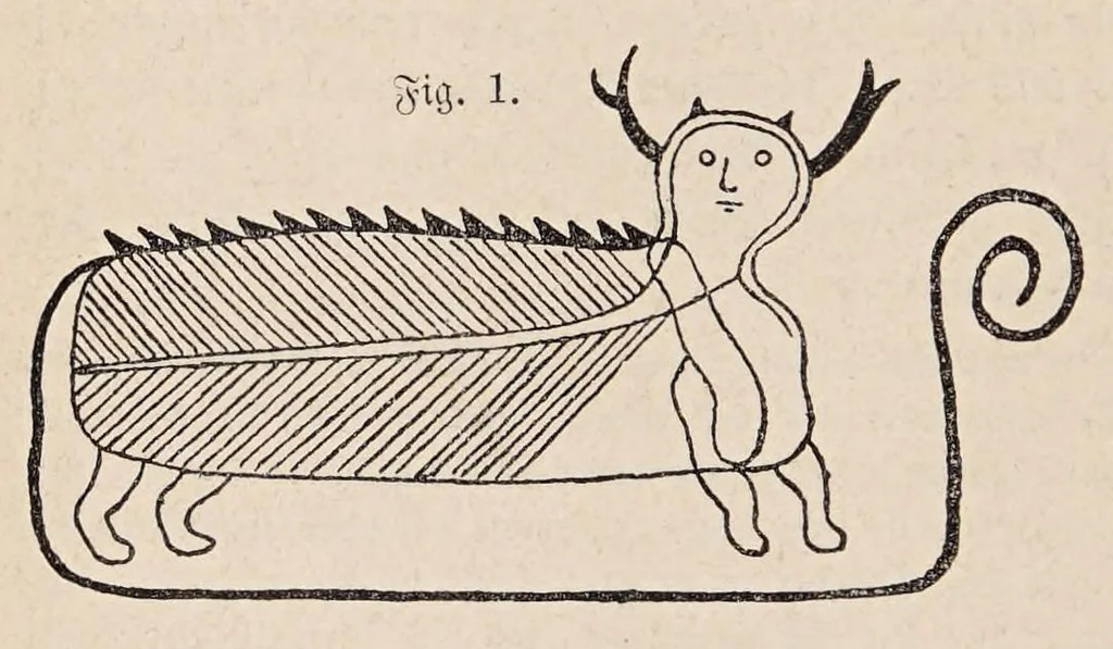 An illustration from Aberglaube und zauberei von den ältesten zeiten an bis in die gegenwart, 1898, leaf 22