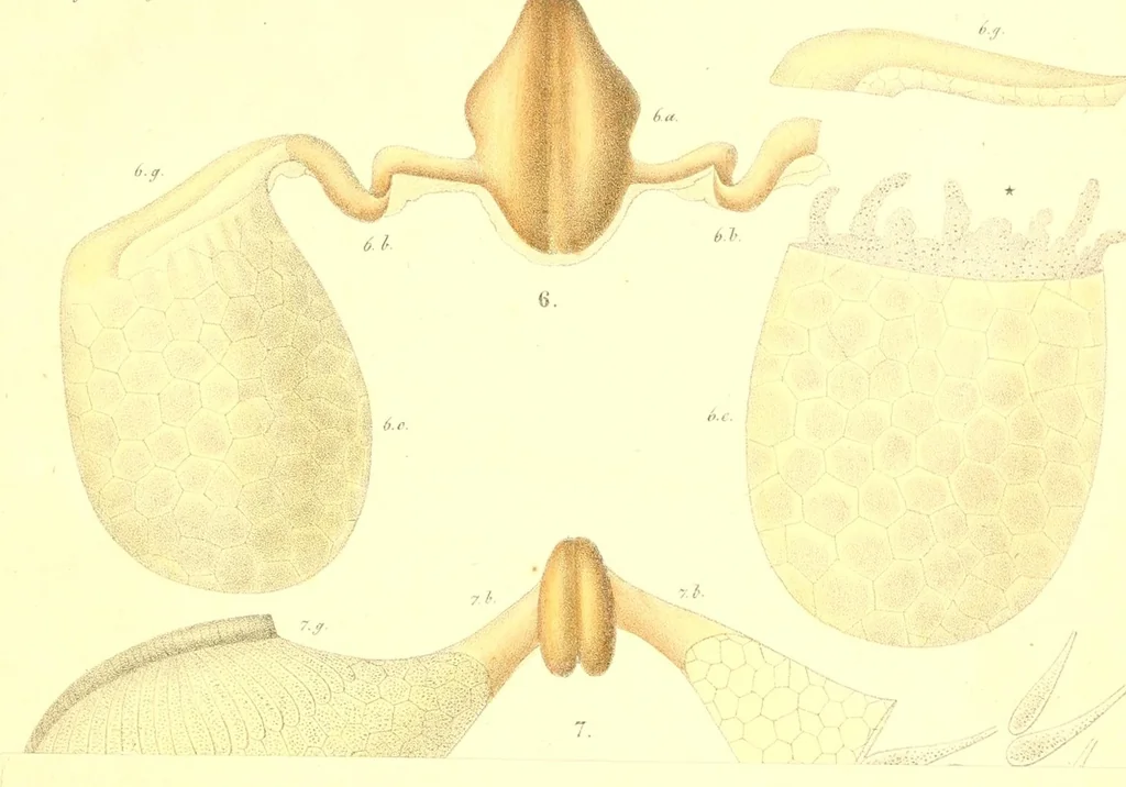 An illustration from Abhandlungen der Königlichen Akademie der Wissenschaften in Berlin, 1822, leaf 71