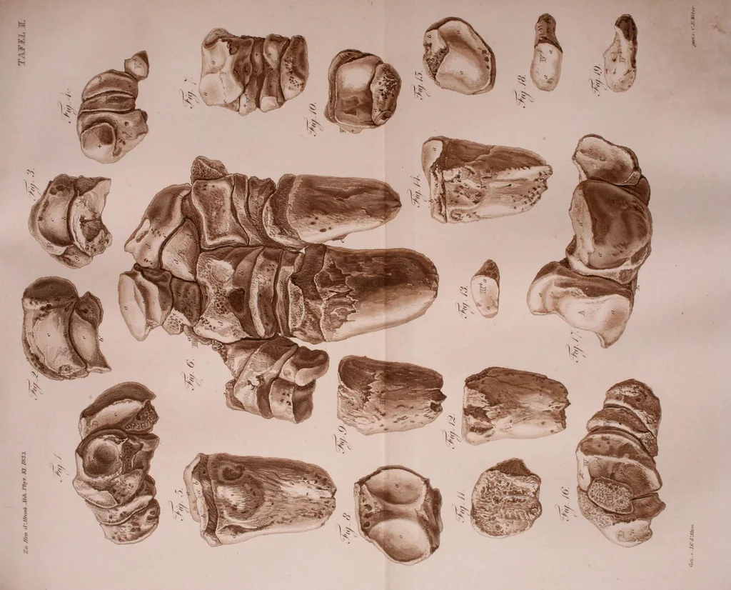 An illustration from Abhandlungen der Königlichen Akademie der Wissenschaften in Berlin, 1822, leaf 527