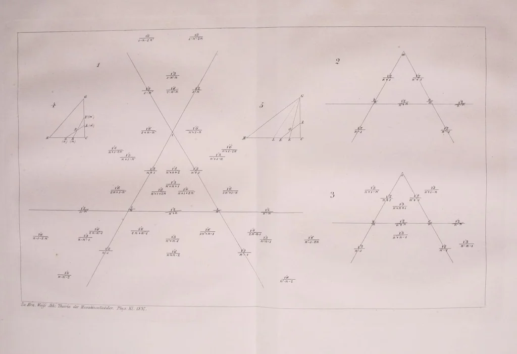 An illustration from Abhandlungen der Königlichen Akademie der Wissenschaften in Berlin, 1822, leaf 223