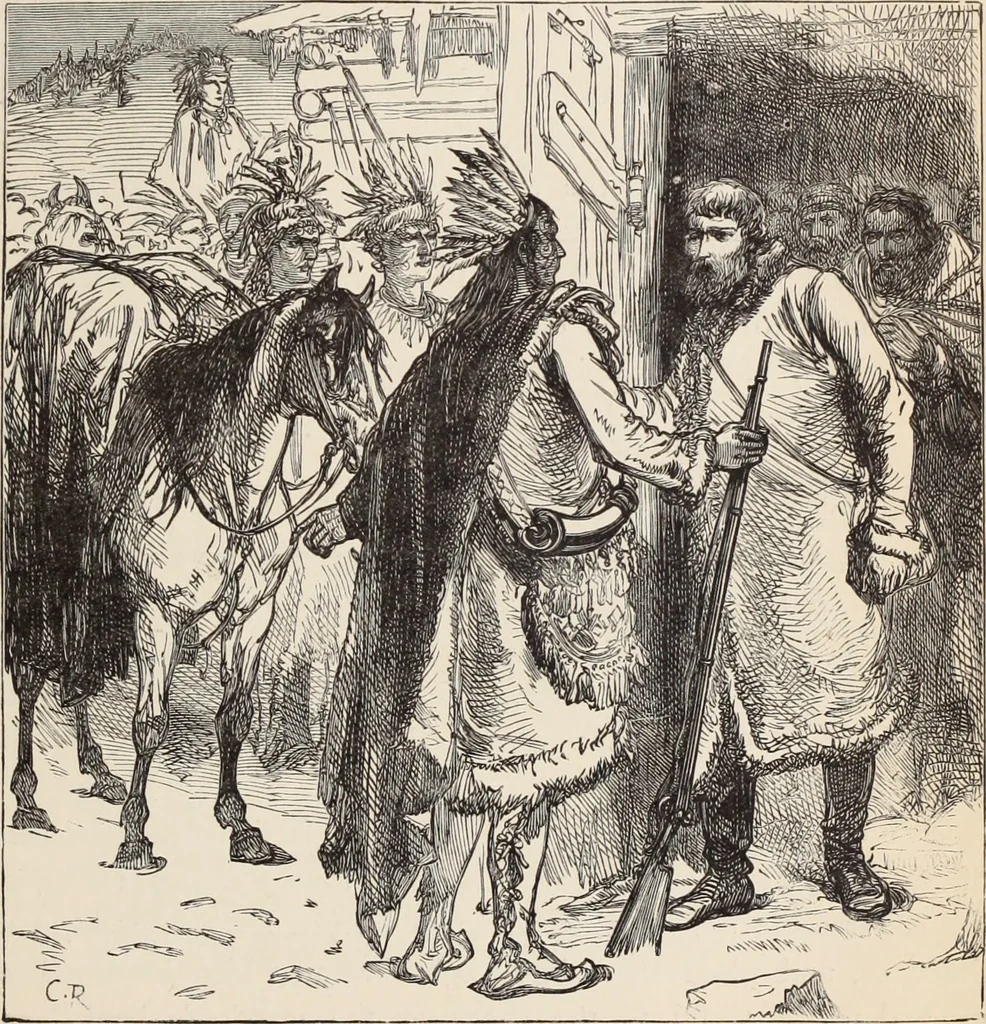 An illustration from Aboard the Mavis : it is told in this book how five boys and five girls cruise in the schooner "Mavis" about the east end of Long Island, and how, in, 1880, leaf 118