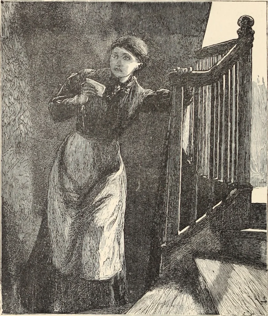 An illustration from Aboard the Mavis : it is told in this book how five boys and five girls cruise in the schooner "Mavis" about the east end of Long Island, and how, in, 1880, leaf 15