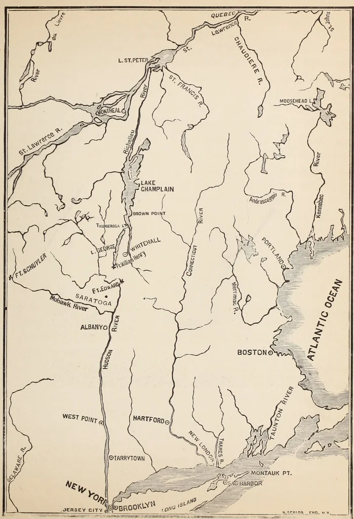 An illustration from Aboard the Mavis : it is told in this book how five boys and five girls cruise in the schooner "Mavis" about the east end of Long Island, and how, in, 1880, leaf 160