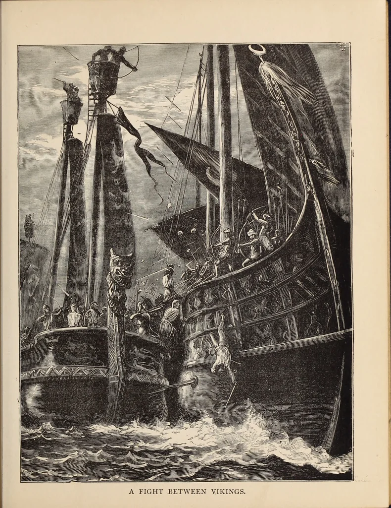 An illustration from Aboard the Mavis : it is told in this book how five boys and five girls cruise in the schooner "Mavis" about the east end of Long Island, and how, in, 1880, leaf 20