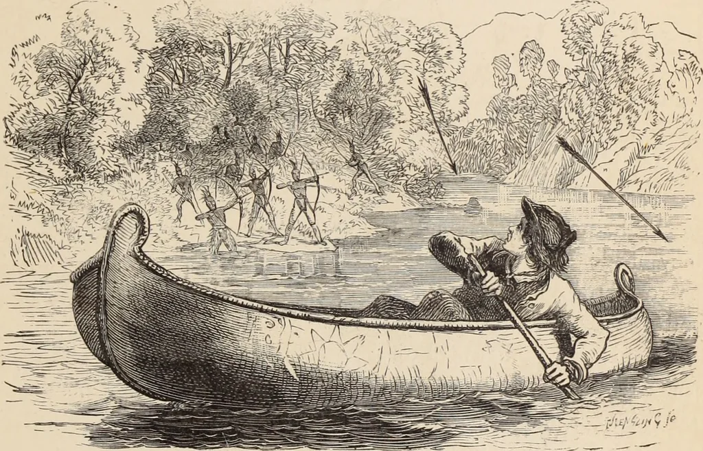 An illustration from Aboard the Mavis : it is told in this book how five boys and five girls cruise in the schooner "Mavis" about the east end of Long Island, and how, in, 1880, leaf 222