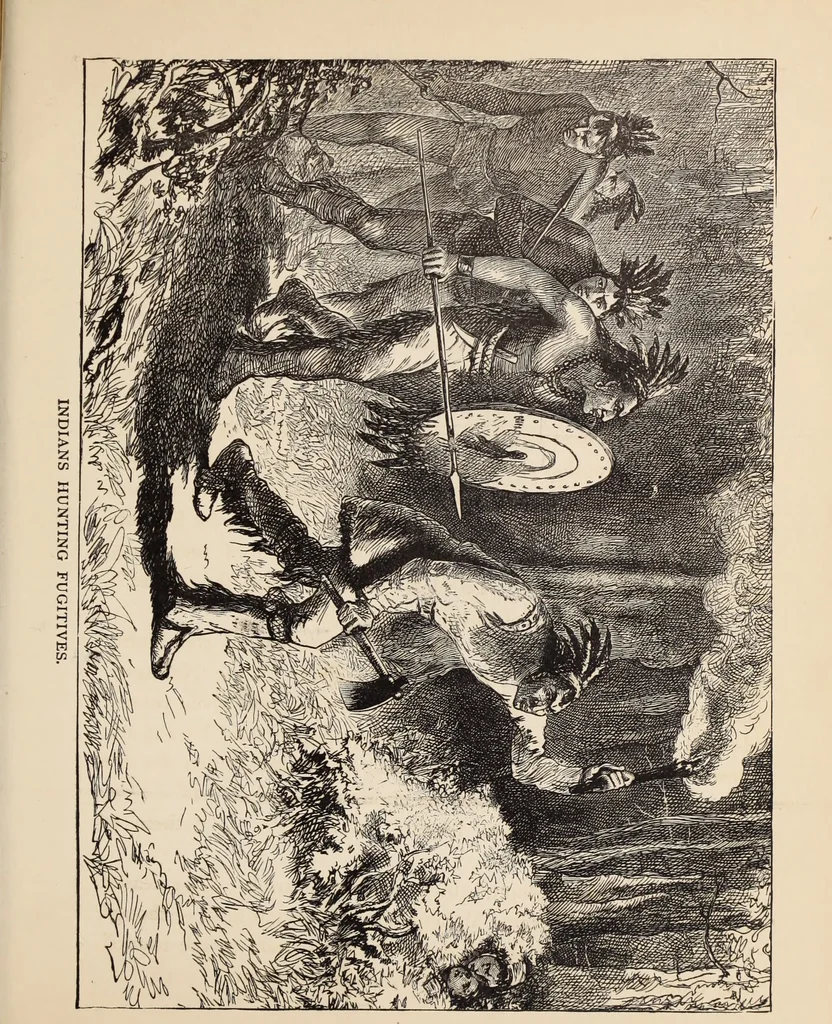 An illustration from Aboard the Mavis : it is told in this book how five boys and five girls cruise in the schooner "Mavis" about the east end of Long Island, and how, in, 1880, leaf 228