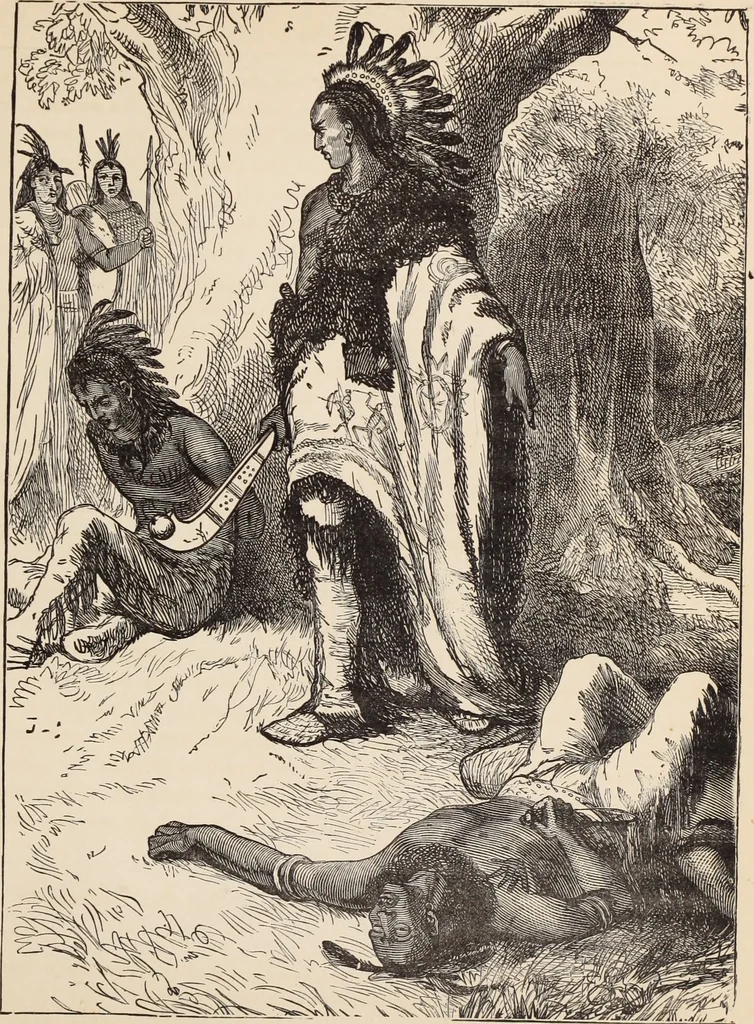 An illustration from Aboard the Mavis : it is told in this book how five boys and five girls cruise in the schooner "Mavis" about the east end of Long Island, and how, in, 1880, leaf 232