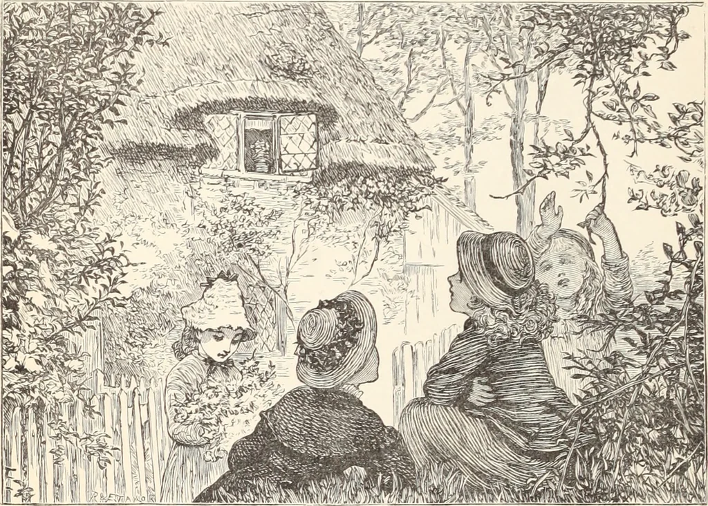 An illustration from Aboard the Mavis : it is told in this book how five boys and five girls cruise in the schooner "Mavis" about the east end of Long Island, and how, in, 1880, leaf 53