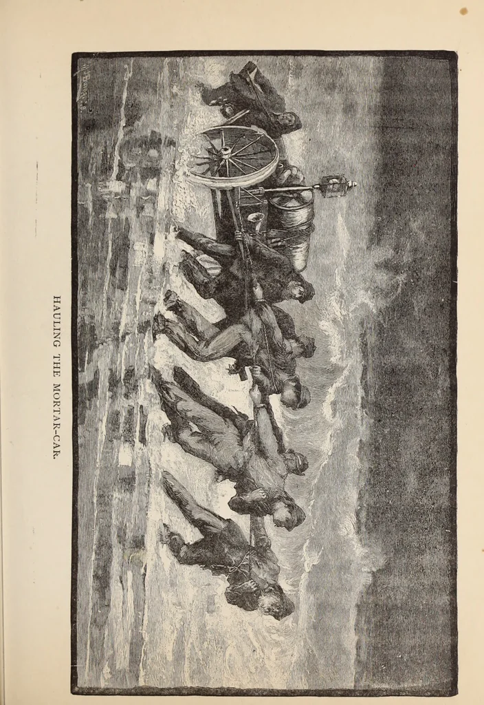 An illustration from Aboard the Mavis : it is told in this book how five boys and five girls cruise in the schooner "Mavis" about the east end of Long Island, and how, in, 1880, leaf 82