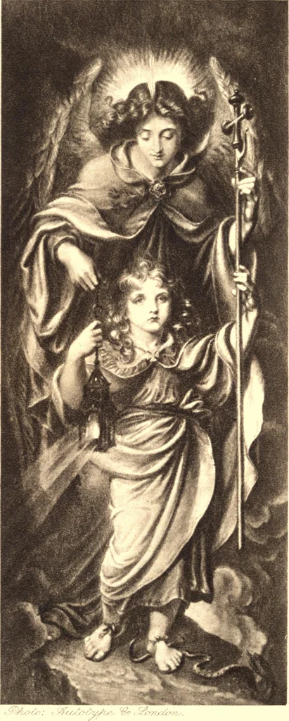 An illustration from A Book of angels, 1906, leaf 275