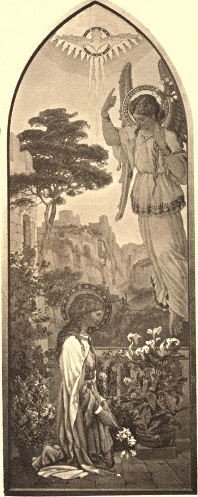 An illustration from A Book of angels, 1906, leaf 299