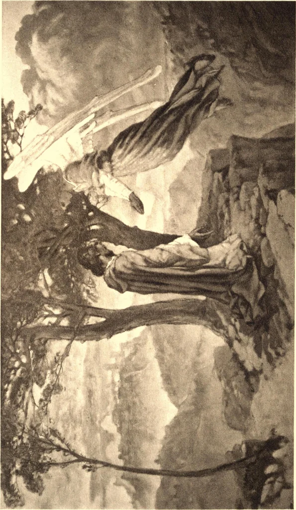 An illustration from A Book of angels, 1906, leaf 321