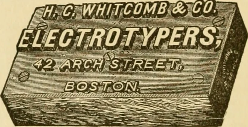 An illustration from About advertising and printing. A concise, practical, and original manual on the art of local advertising, 1889, leaf 139