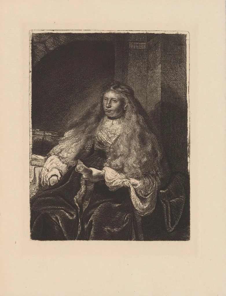 An illustration from About etching : Part I. Notes by Mr. Seymour Haden on a collection of etchings and engravings by the great masters, lent by him to the Fine Art Society to illustrate the subject of etching. Part II. An annotated catalogue of the examples exhibited of etchers and painter-engravers' work, 1879, leaf 87