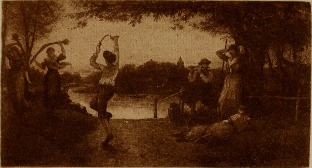 An illustration from About etching and etchers; or, Short talks about the graphic arts, artists and some of their latest productions. Illustrated, 1890, leaf 44