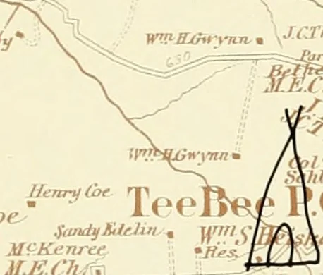 An illustration from Above ground archeology, 1900, leaf 13