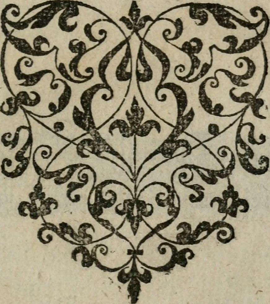 An illustration from Abrahami Fransi, Insignium, armorum, emblematum, hieroglyphicorum, et symbolorum, quæ ab Italis imprese nominantur, explicatio [microform] : quæ symbolicæ philosophiæ postrema pars est, 1588, leaf 6