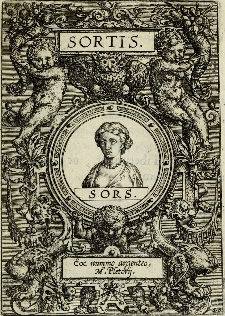 An illustration from Abrahami Ortelii, cosmographi et geographi regii, Deorum dearumque capita, ex antiquis numismatibus collecta, 1683, leaf 138