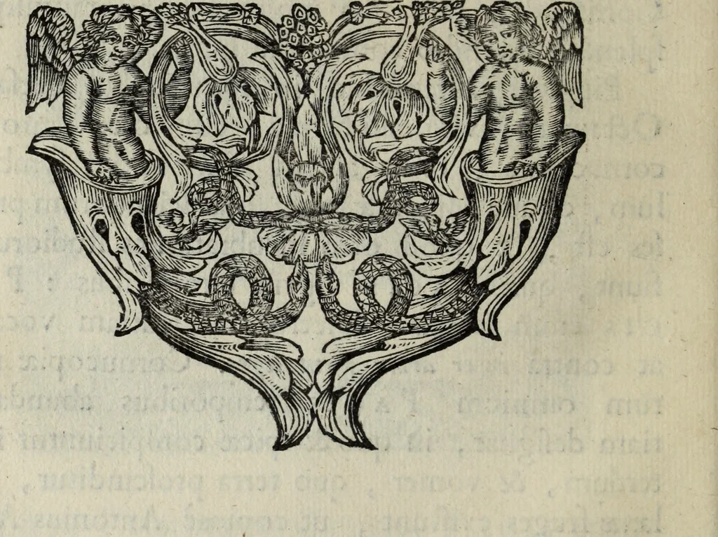 An illustration from Abrahami Ortelii, cosmographi et geographi regii, Deorum dearumque capita, ex antiquis numismatibus collecta, 1683, leaf 163