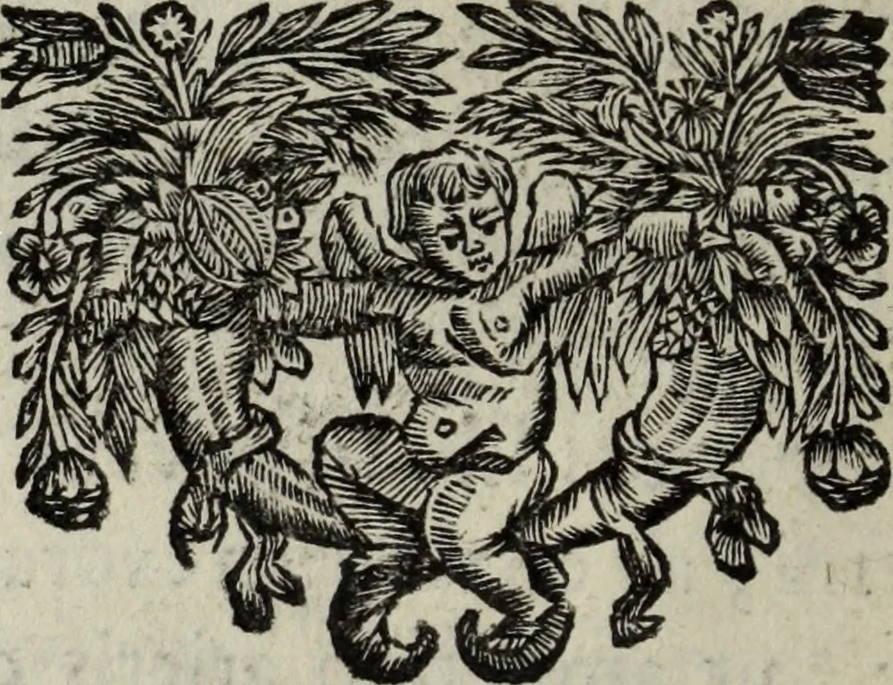 An illustration from Abrahami Ortelii, cosmographi et geographi regii, Deorum dearumque capita, ex antiquis numismatibus collecta, 1683, leaf 27