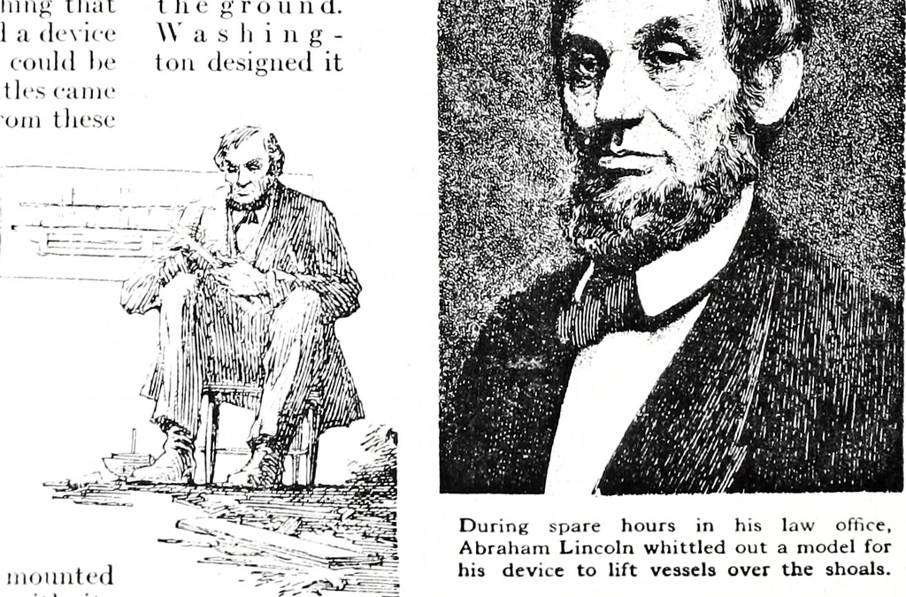 An illustration from Abraham Lincoln's vocations, 1849, leaf 11
