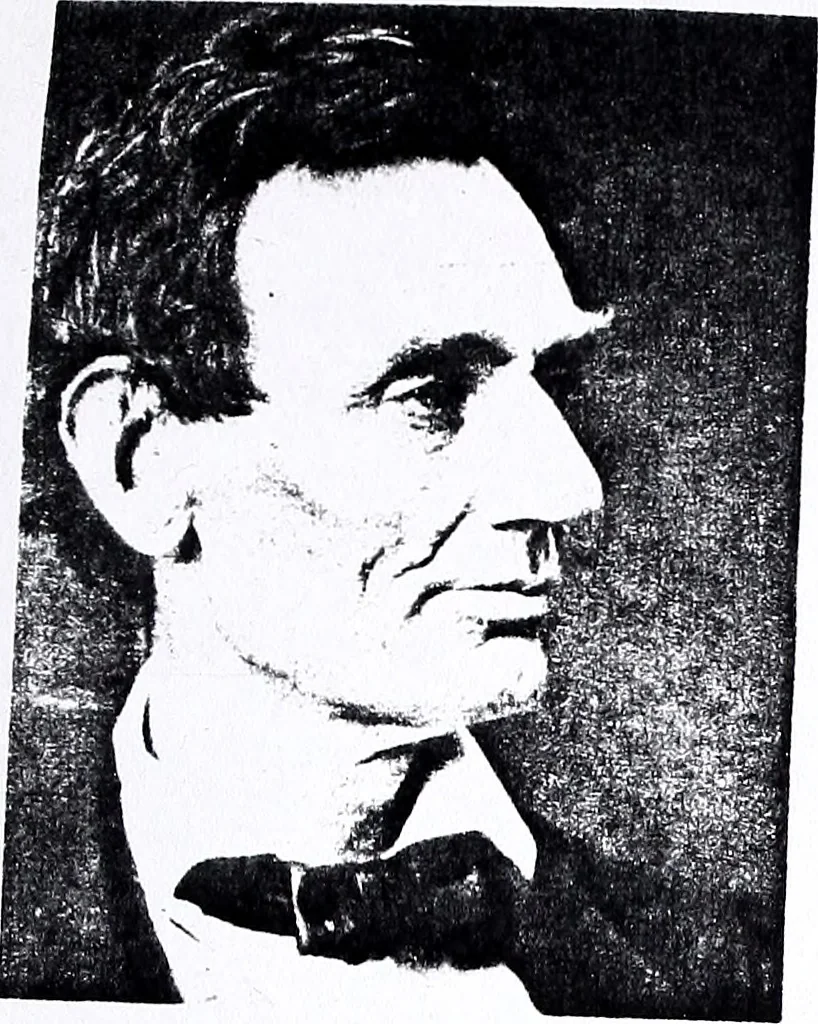 An illustration from Abraham Lincoln's vocations, 1849, leaf 50