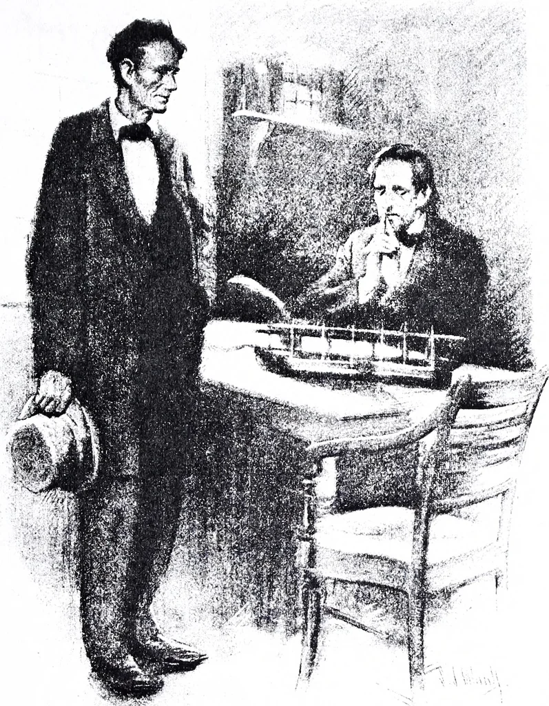 An illustration from Abraham Lincoln's vocations, 1849, leaf 70