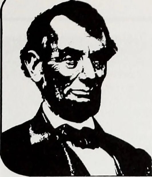 An illustration from Abraham Lincoln's appearance, 1860, leaf 14