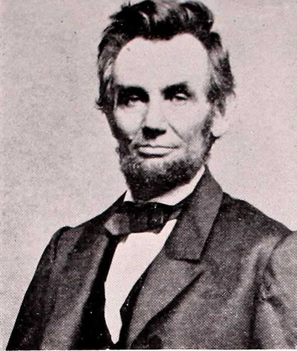 An illustration from Abraham Lincoln's appearance, 1860, leaf 15