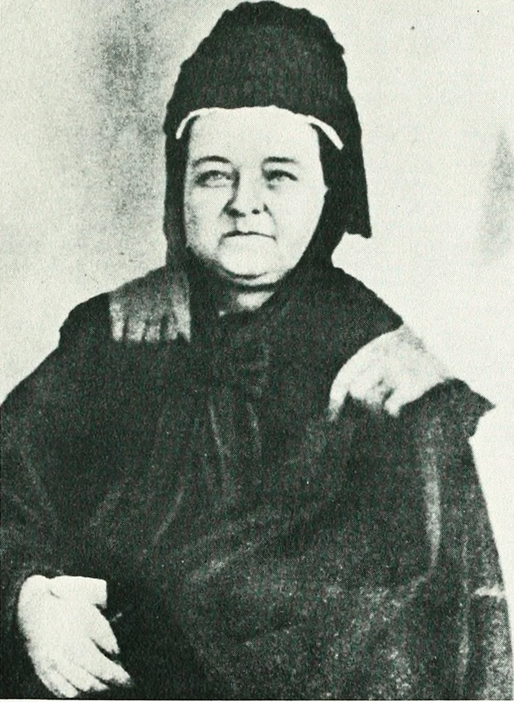 An illustration from Abraham Lincoln and religion. Mary Todd Lincoln, 1895, leaf 11