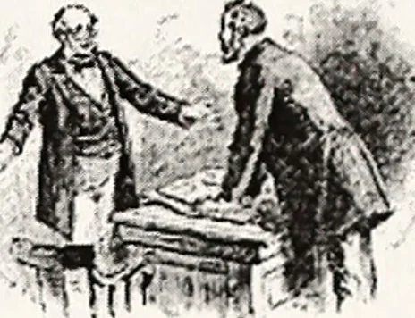An illustration from Abraham Lincoln and religion. Mary Todd Lincoln, 1895, leaf 20