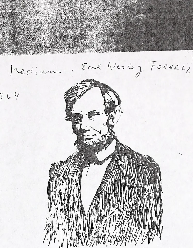 An illustration from Abraham Lincoln and religion. Abraham Lincoln, 1860, leaf 148
