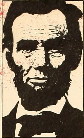 An illustration from Abraham Lincoln and religion. Abraham Lincoln, 1860, leaf 159