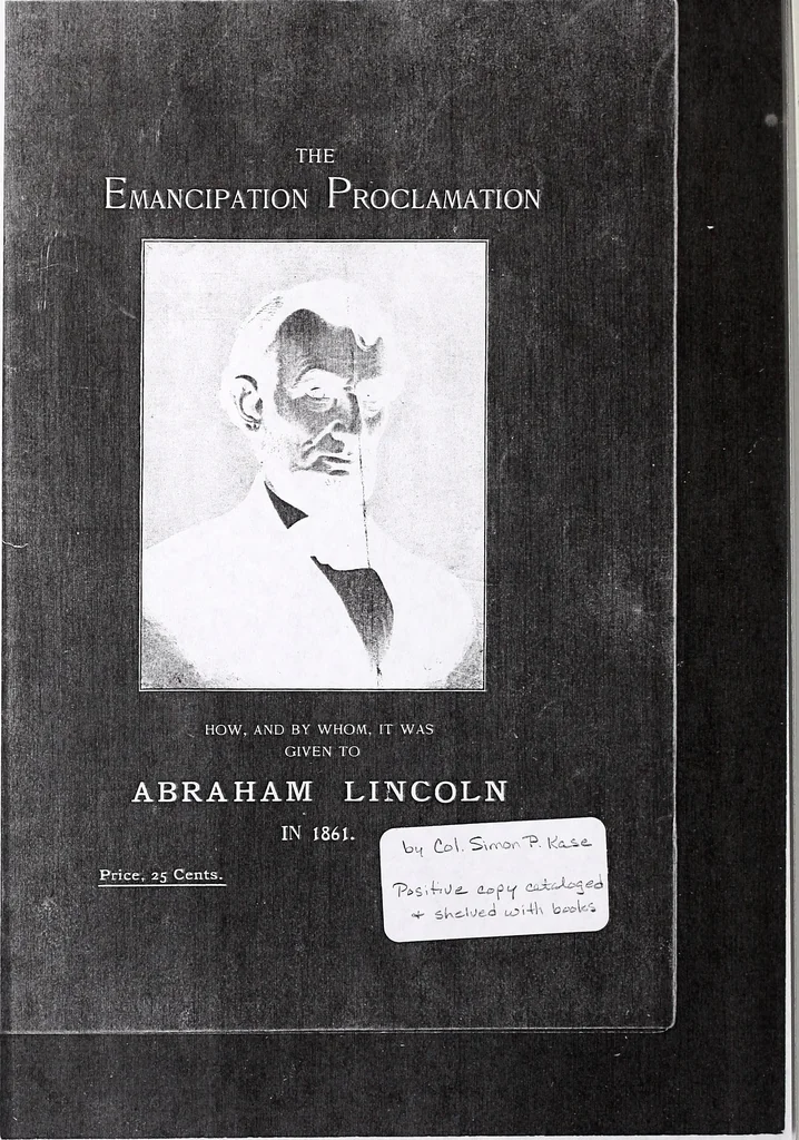 An illustration from Abraham Lincoln and religion. Abraham Lincoln, 1860, leaf 3