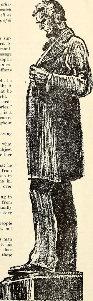 An illustration from Abraham Lincoln and religion. Abraham Lincoln, 1860, leaf 60